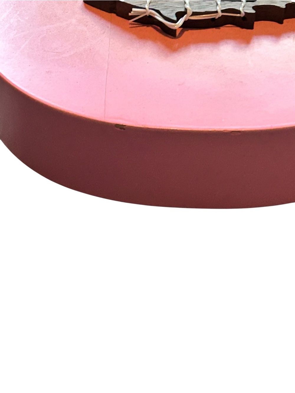 Pink Kala Makala Shark Bridge Soprano Ukulele - Picture 4 of 7